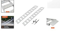 Heavy Duty Straight Ramps – Rustproof Aluminum, 1,250 lb Capacity for Equipment