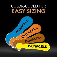 Duracell Hearing Aid Batteries Orange Size 13, 13A Size Hearing (2pack of 24pc)