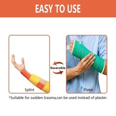 Orange Roll Splint – EMS EMT Lightweight Flexible Mold Splint 11×46 Roll- Orange
