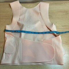 Dippika Posture Corrector Vest Back Support Brace Peach Pink Adjustable Small