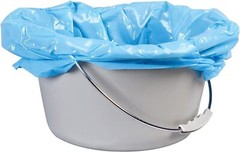 Carex Commode Liners Holds 2 Quarts Liquid, 6 Packs of 7 ea, 42 Count