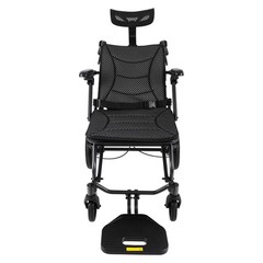 Adult Reclining Wheelchair Adjustable Transport Wheelchair for Seniors 90°-175°