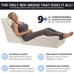 Contour Backmax Foam Bed Wedge Pillow Support System (20 Inch, Backmax Only)