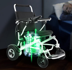 VEVOR Power Wheelchair Foldable Joystick 5-Speed Removable Battery 20km
