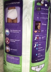 Always Discreet underwear Maximum Heavy Leak 19-count Womens Sz Small Medium New