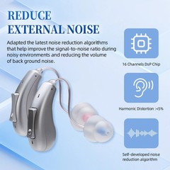 OTC Rechargeable Hearing Aids For Seniors With Mild to Moderate Hearing Loss