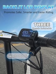 3Wheel Ultralight Foldable Storage Electric Mobility Scooter 300W Range 15 Miles