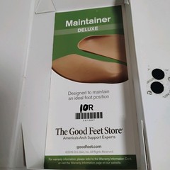 The good feet store arch support insoles inserts size 10R maintainer DELUXE