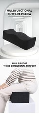 Ergonomic BBL Seat Cushion for Tailbone Relief, Hip Lift, Waist Support, Posture