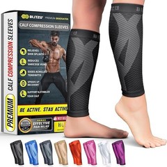 Calf Compression Sleeve Footless Socks Shin Splints Pain Relief for Runners
