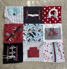 fidgit activity lap quilt