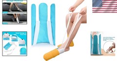 Nylon & Terry Cloth Sock Aid Tool for Effortless Dressing – Seniors & Disability