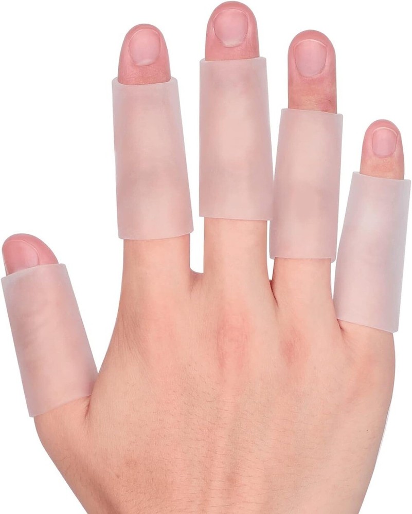 10-30pcs Gel Finger Sleeve Silicone Protectors, Finger Sleeve Cushions Protects