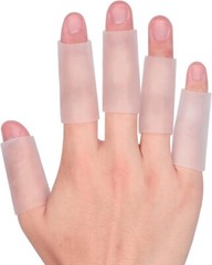 10-30pcs Gel Finger Sleeve Silicone Protectors, Finger Sleeve Cushions Protects