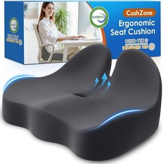Medium Memory Foam Office Chair Cushion – Pain Relief for Sciatica & Tailbone