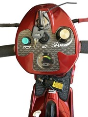 EV Rider Transport AF+ Automatic Folding Scooter New Red- Includes Charger!