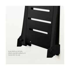 Seachrome SHAFSL-185155-PBS-S-MB Slimline Wall Mounted, Folding Shower Seat, …