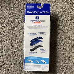 Power Step Protech 3/4 Length Insoles, Size ASM, Men 4/4.5, Women 6/6.5