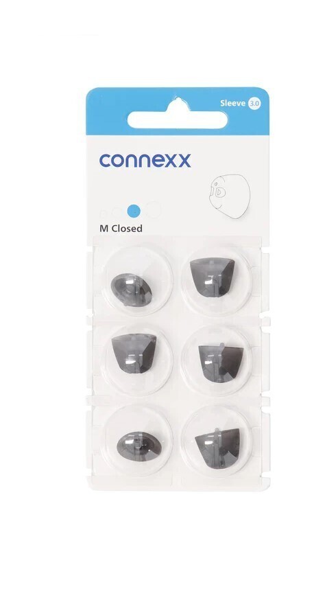 Siemens Signia Connexx 3.0 Hearing Aid Domes Tips Medium Closed Sleeve **USA**