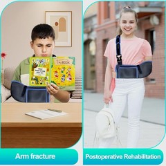 Kids‘ Adjustable Shoulder Immobilizer – Comfortable Arm Support Sling, XX-Small