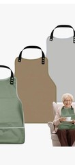 Adult Bibs Unisex For Eating Arts And Crafts Crumb Catcher Washable 3pack