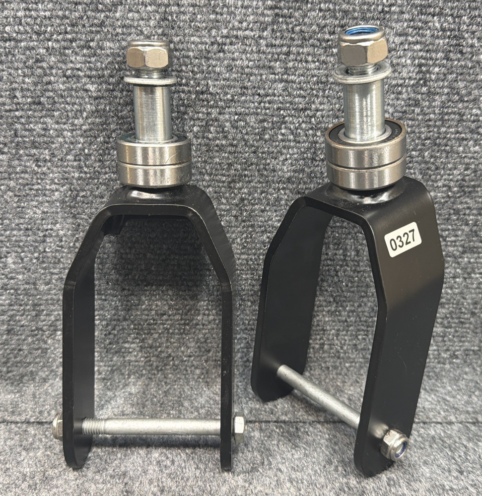 PAIR Caster Forks Quickie Q300M Q500M Zippie Power Chairs For 7″ Wheels #327