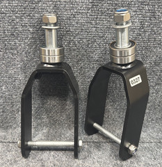 PAIR Caster Forks Quickie Q300M Q500M Zippie Power Chairs For 7″ Wheels #327
