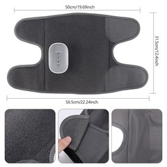 Air Compression Heated Leg Massager Muscles Relax Calf Circulation Foot Massage
