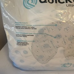 QuickChange Male Incontinence Urine Management Wrap 25 Count Pack – Easy to Use