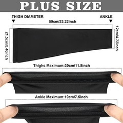 Knee Brace Undersleeves 8 Pack Non Slip Compression Sleeve for Under Brace