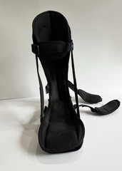 Ovation Medical – Adjustable Boot Foot/Ankle Immobilizer Black L