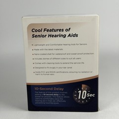 Dellona Advanced Hearing Aids Never Used In Box D10BTE-C-BL