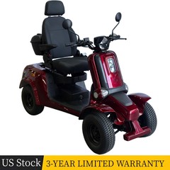 1000W Heavy Duty 4 Wheel Mobility Scooter for Seniors&Adults 15MPH 500lb 22Miles