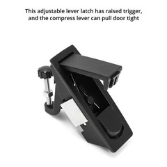 8Pcs Compression Lock Zinc Alloy Flush Lever Adjustable Grip Range 0.042855