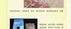 Protect Heel Transparent Silica Gel Palm Pad Massage foot High heel Arch Running