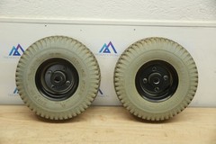 PAIR Flat-Free Drive Wheels Tires for RASCAL 318 Power Chair – Cheng Shin 260×85