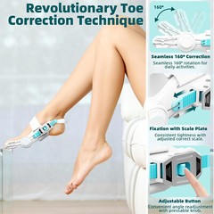 Women & Men Upgraded Hallux Valgus Bunion Corrector Orthopedic Big Toe Separator