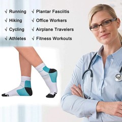 Compression Socks Ankle Support For Men Women Pain Relief Leg Plantar Fasciitis