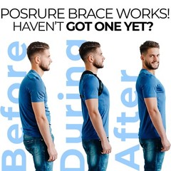 Posture Corrector for Women Men – Posture Brace – Adjustable Back Straightener –