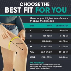Modvel 2 Pack Compression Knee Brace Men Women Support Sleeve Sports
