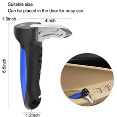 5 in 1 Vehicle Support Handles Elderly Portable Blue-with nylon handle