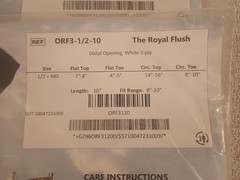 The Royal Flush Cool Max Prosthetic Sock Distal ORF3-1/2-10 Lot of 3 Med NEW