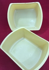 NEW LOT OF 10 MEDLINE 6Qt. Rectangular Wash Basin Yellow Gold DYND80347