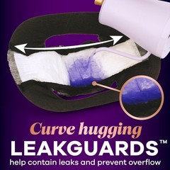 Always Discreet Underwear S/M Black 12 Ct Incontinence Leak Protection