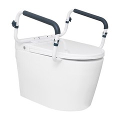 VEVOR Toilet Safety Rail Seat Frame for Elderly Adjustable Handrail Grab Bar