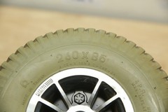 PAIR Flat-Free Drive Wheels Tires for RASCAL 318 Power Chair – Cheng Shin 260×85