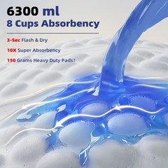 SOFYFINE 150 Gram Heavy Duty Chucks 40″x36″ Disposable Tear Resistant Adult I…