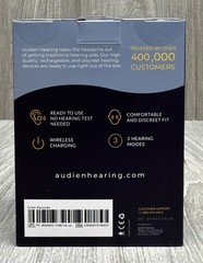Audien Hearing ATOM One Wireless Rechargeable OTC Hearing AIDS (NEW SEALED)