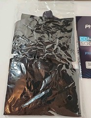PhysFlex Compression Socks Tall Size Large Extra LG Black 20-30mmHg 1 Pair NEW