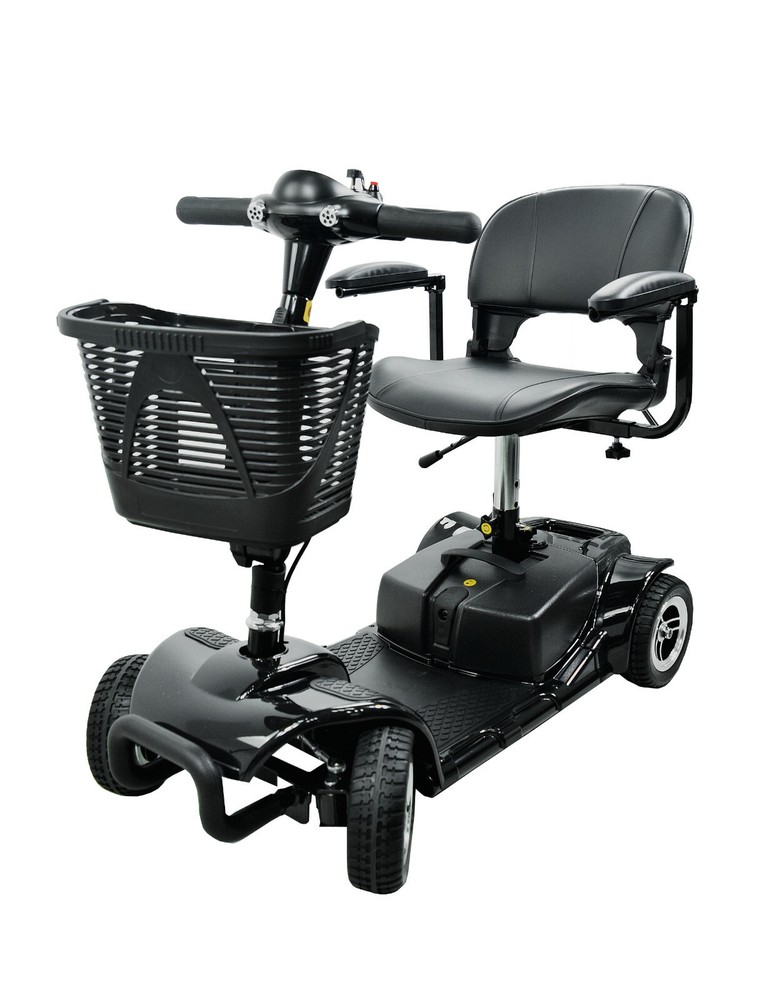 EMUSA Black Electric 4 Wheel Mobility Scooter KRMS31